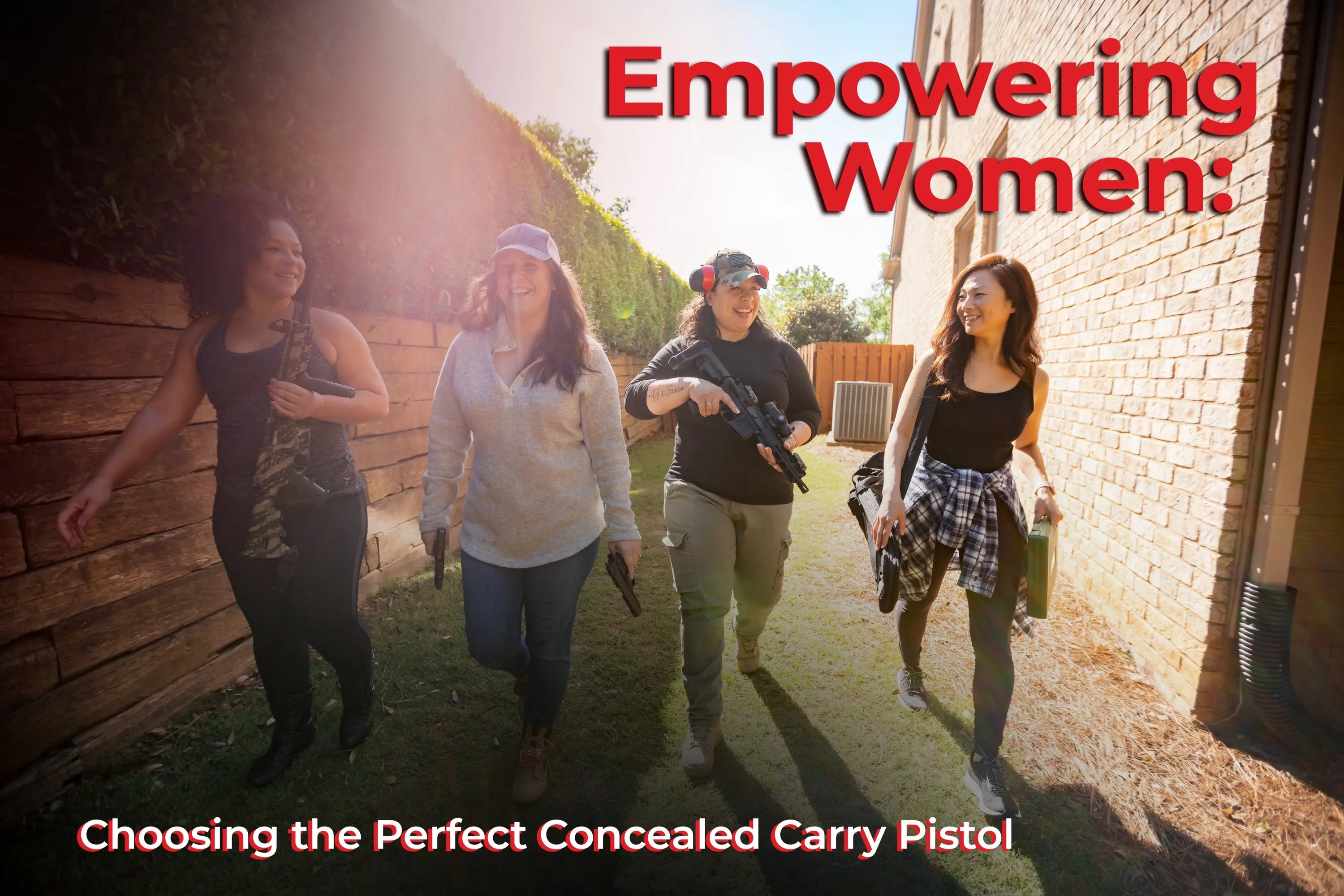 Empowering Women: Choosing the Perfect Concealed Carry Pistol - GuardTech Plus