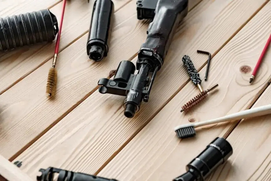 Universal Handgun Cleaning Kit By Bear Armz - Brass Rods For .22 To .45 Caliber Pistols & Revolvers