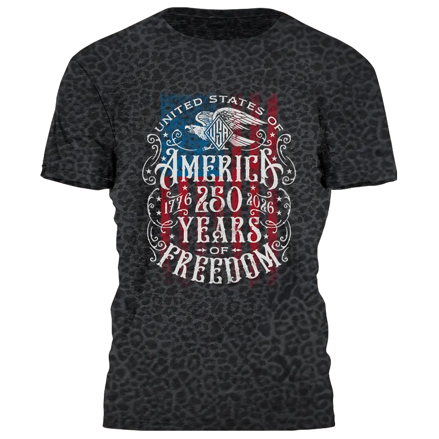 America - 250 Years Of Freedom Tee - 4198 I Love My Freedom
