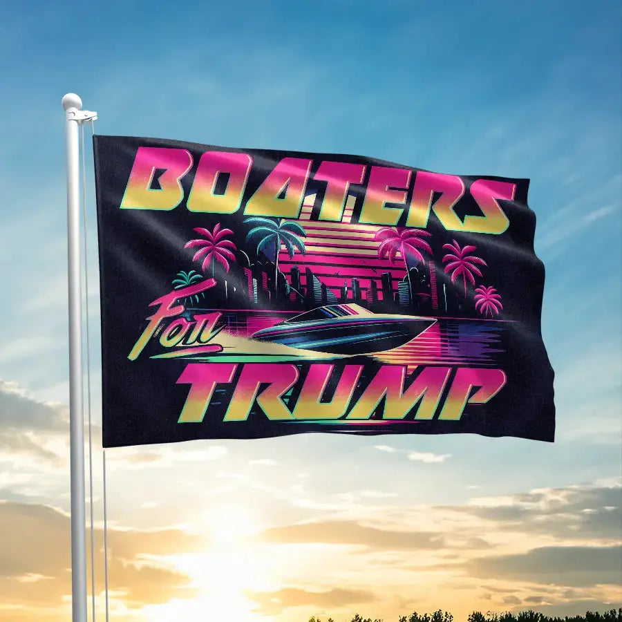 Boaters For Trump - Miami - Flag - 5513 I Love My Freedom