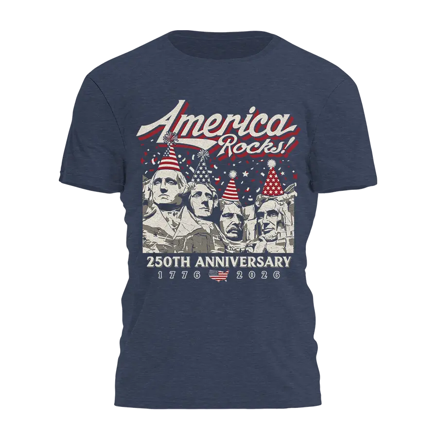 America Rocks 250th - Close Up Tee - 4659 I Love My Freedom