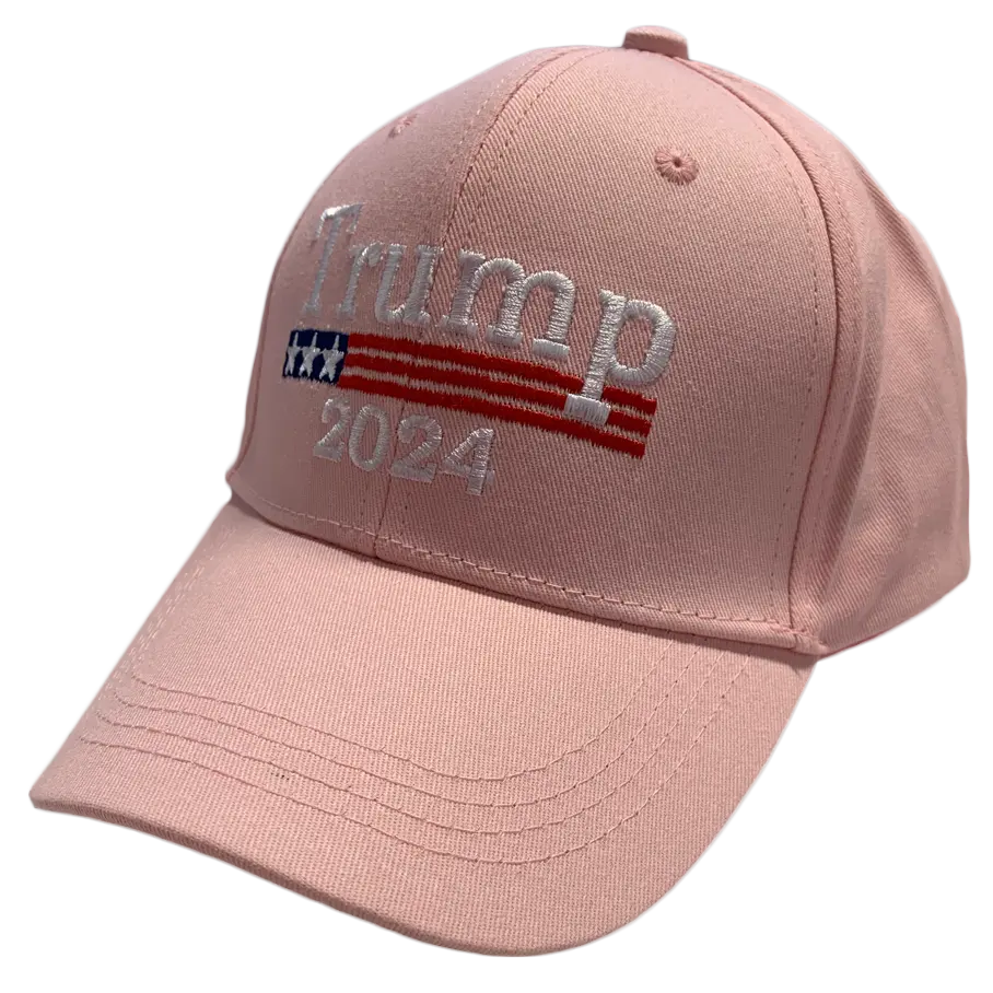 Pink TRUMP 2024 Hat - 3817 I Love My Freedom