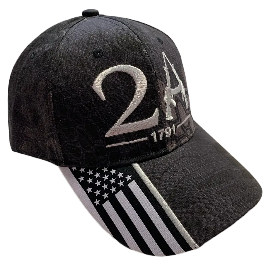 Camo Second Amendment Hat - 1865 I Love My Freedom