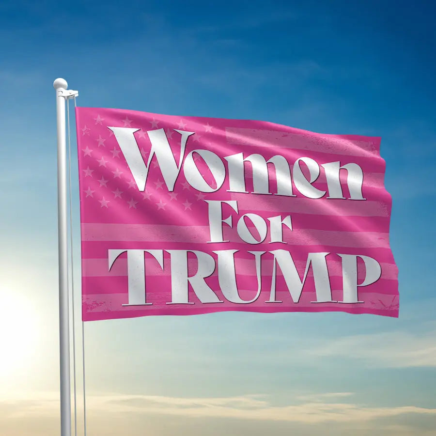 Women For Trump Flag I Love My Freedom