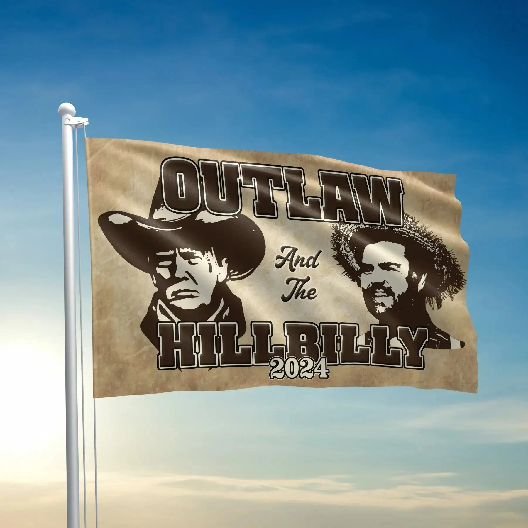 Outlaw and Hillbilly Flag - 2806 I Love My Freedom