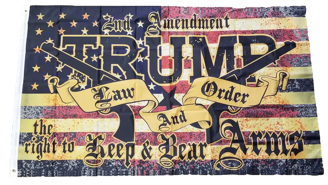 Trump Second Amendment Flag I Love My Freedom