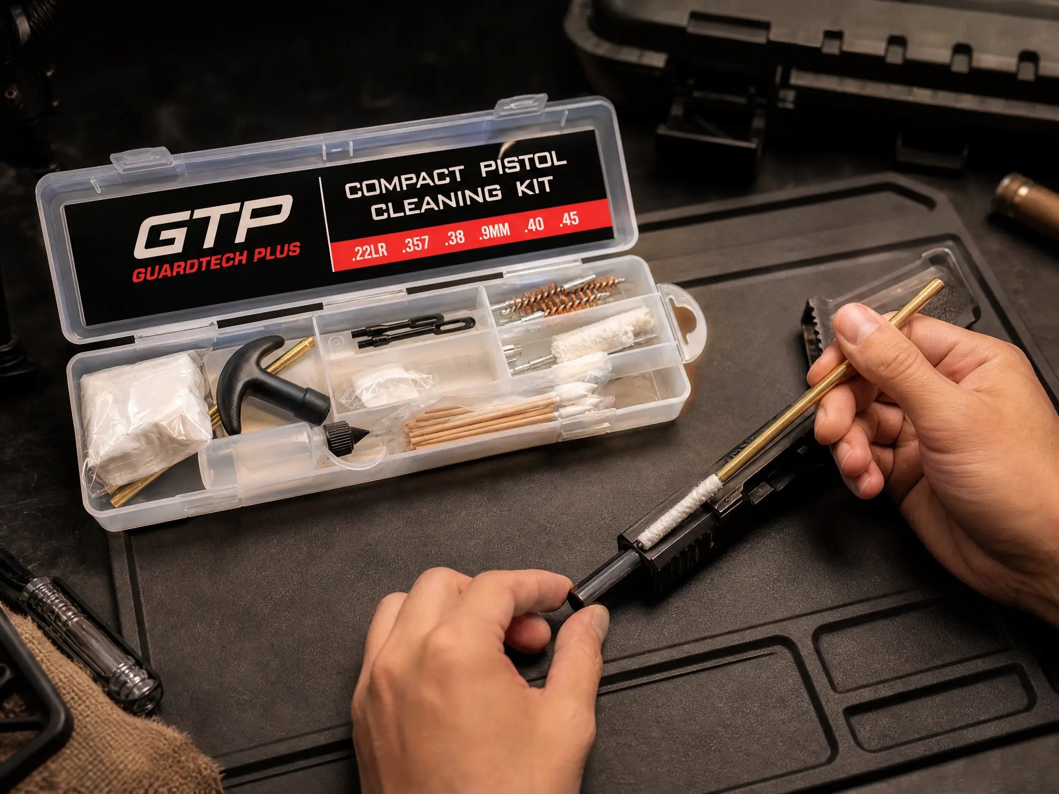 GCK5 Pistol Kit Essentials | 6 Calibers | Hard Shell Case