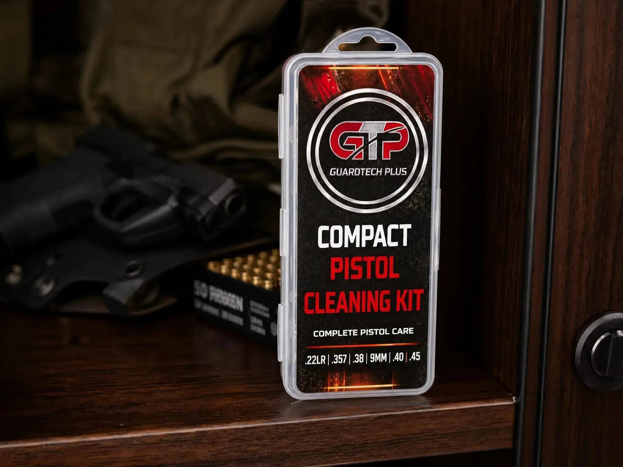 GCK5 Pistol Kit Essentials | 6 Calibers | Hard Shell Case GuardTech Plus