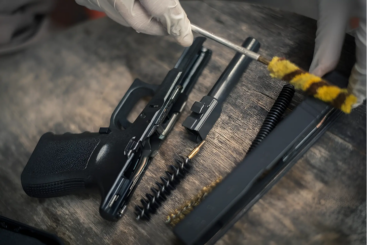 Firearm maintenance tools for professional gunsmith and DIY cleaning