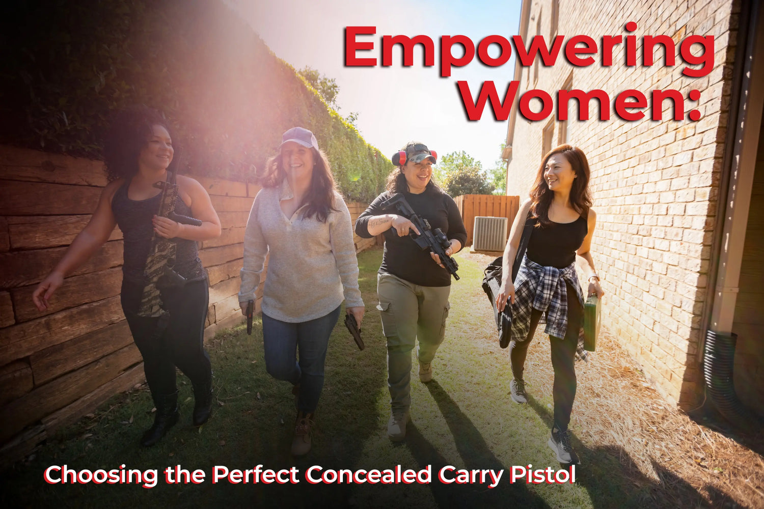 Empowering Women: Choosing the Perfect Concealed Carry Pistol - GuardTech Plus