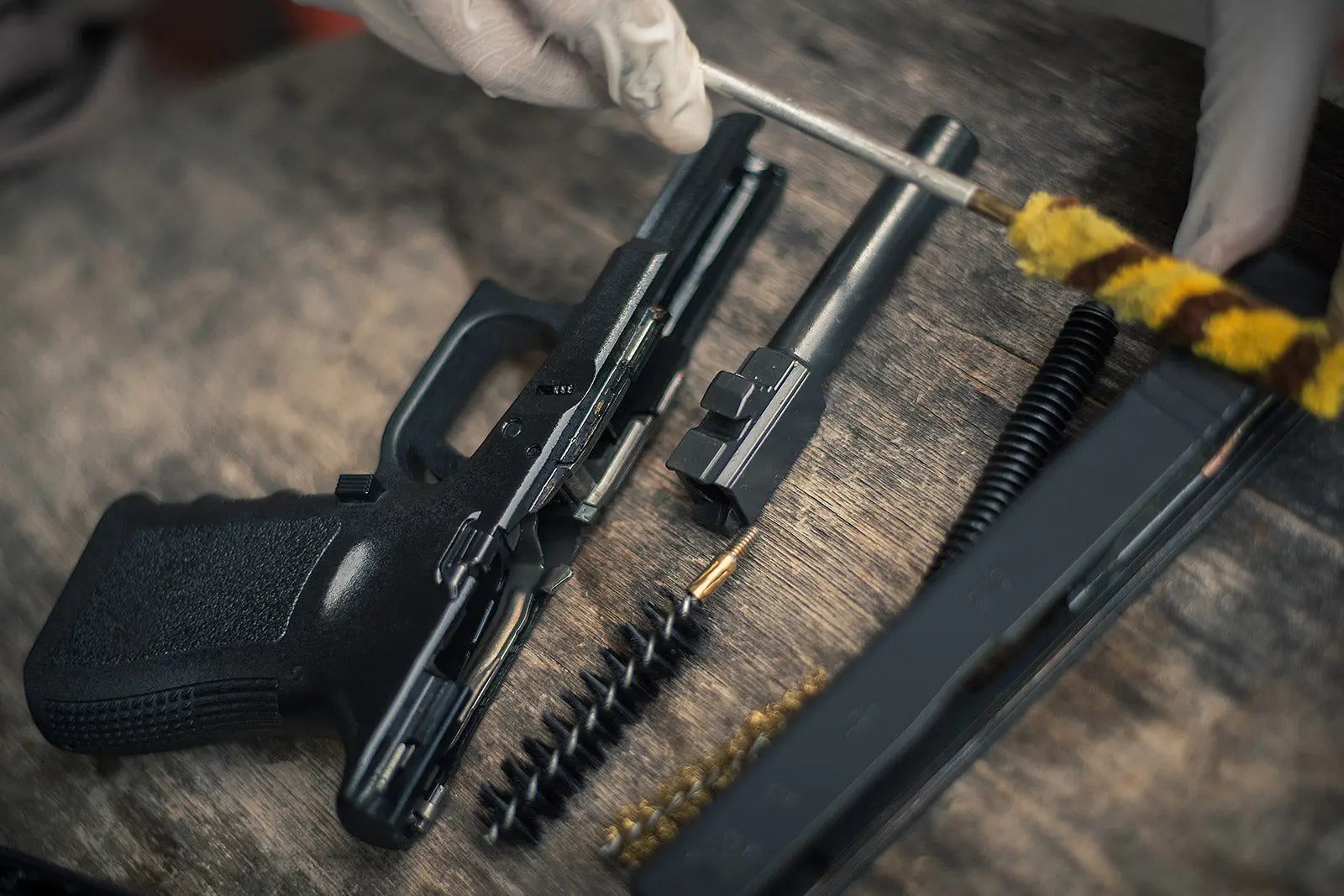 Firearm lubrication supplies for gun cleaning and maintenance