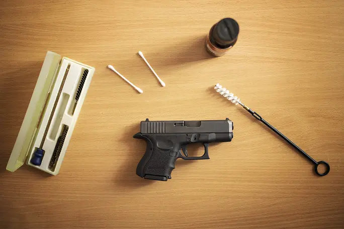 Gun cleaning kit and tools for beginner firearm maintenance