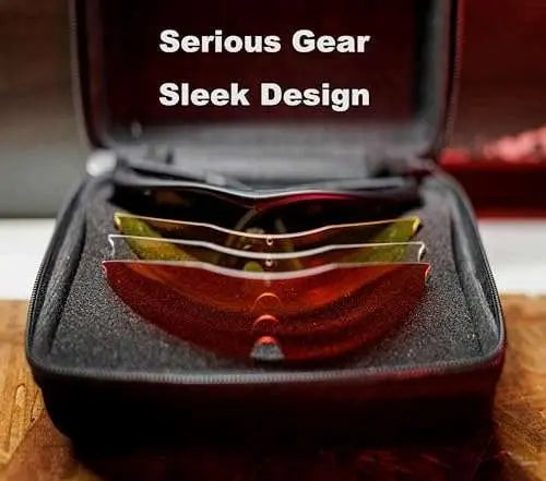 Protective shooting eyewear for safe range use