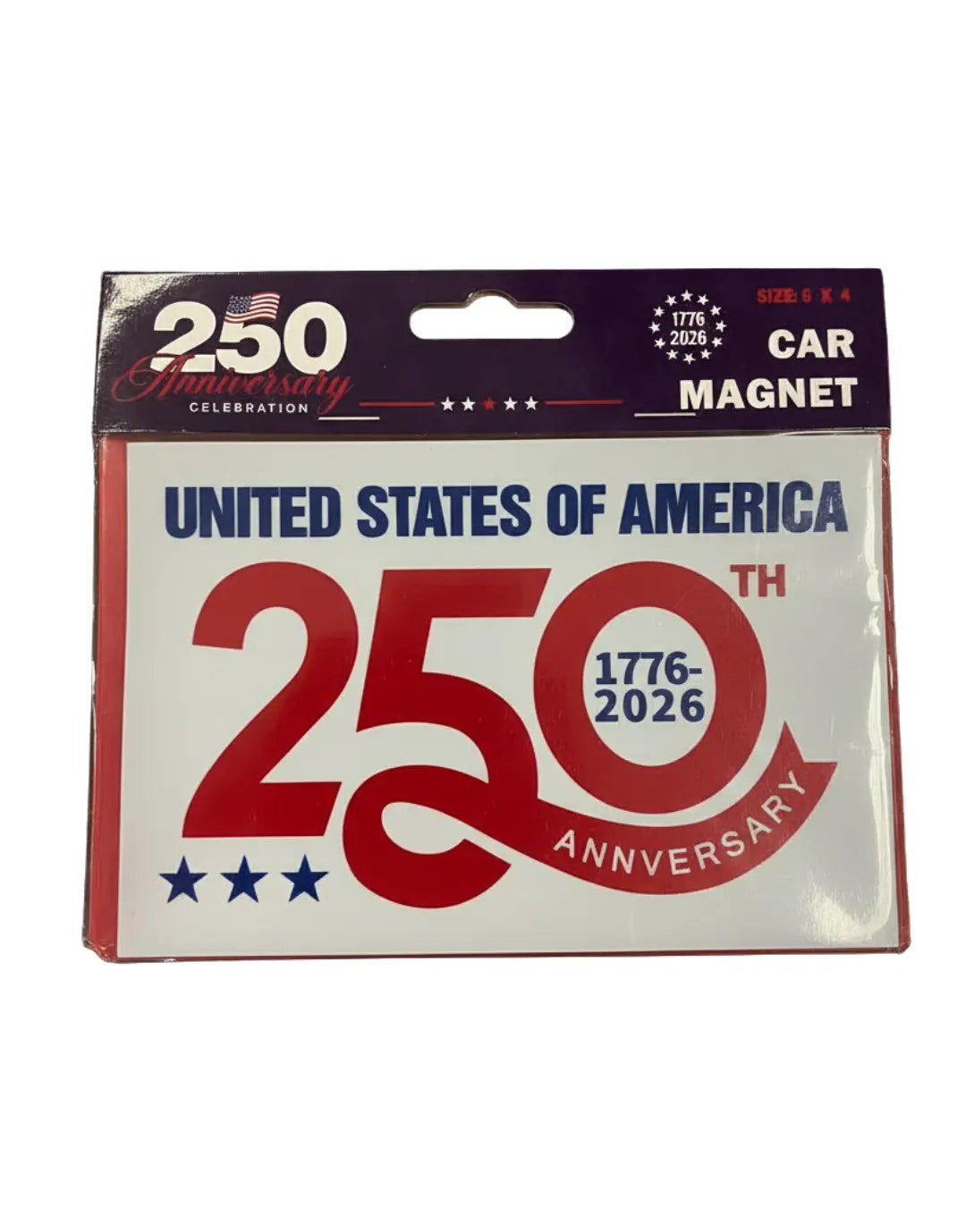 250th Anniversary Magnet - 4741 I Love My Freedom