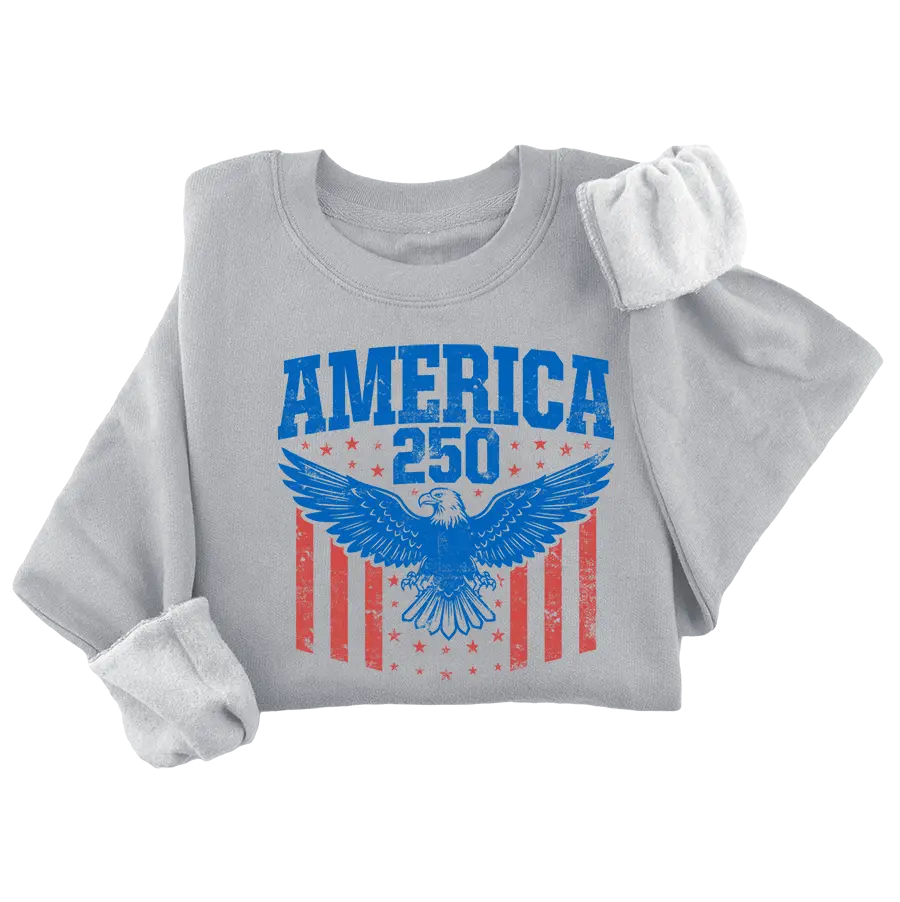 America Eagle Crewneck - 4557 I Love My Freedom