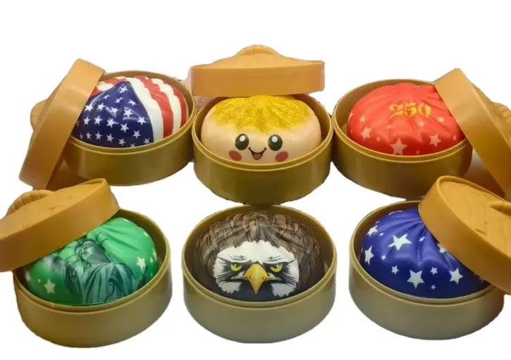 Mystery Patriotic Dumpling Squishy I Love My Freedom