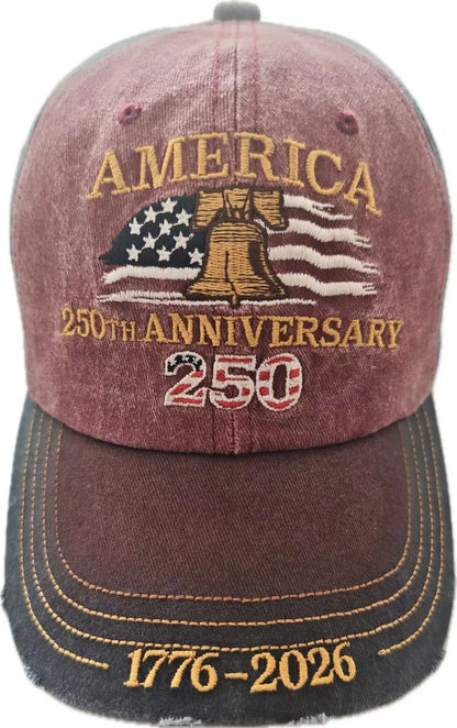 America - 250th Anniversary Hat - 4615 I Love My Freedom