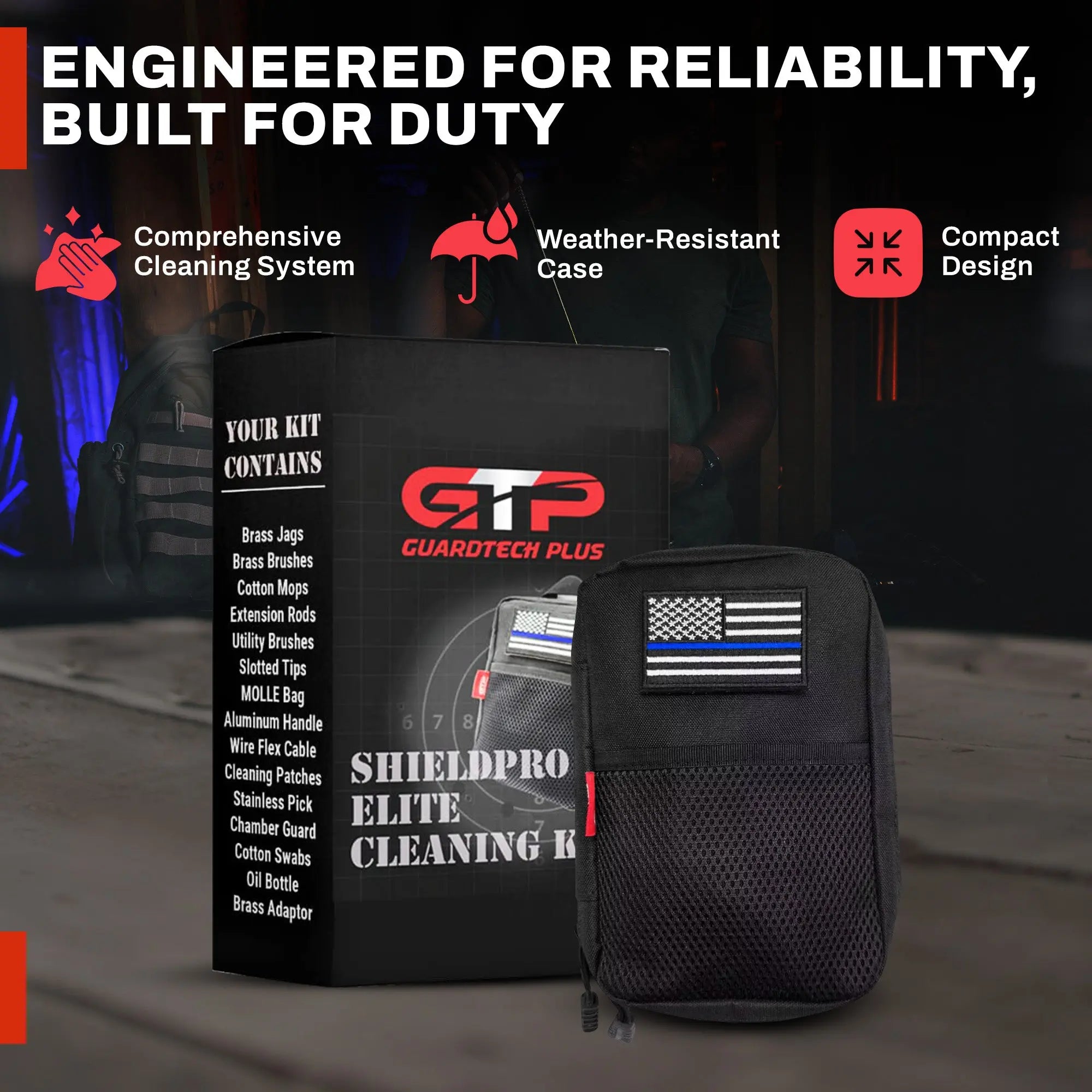 ShieldPro – Elite Gun Cleaning Kit for Law Enforcement