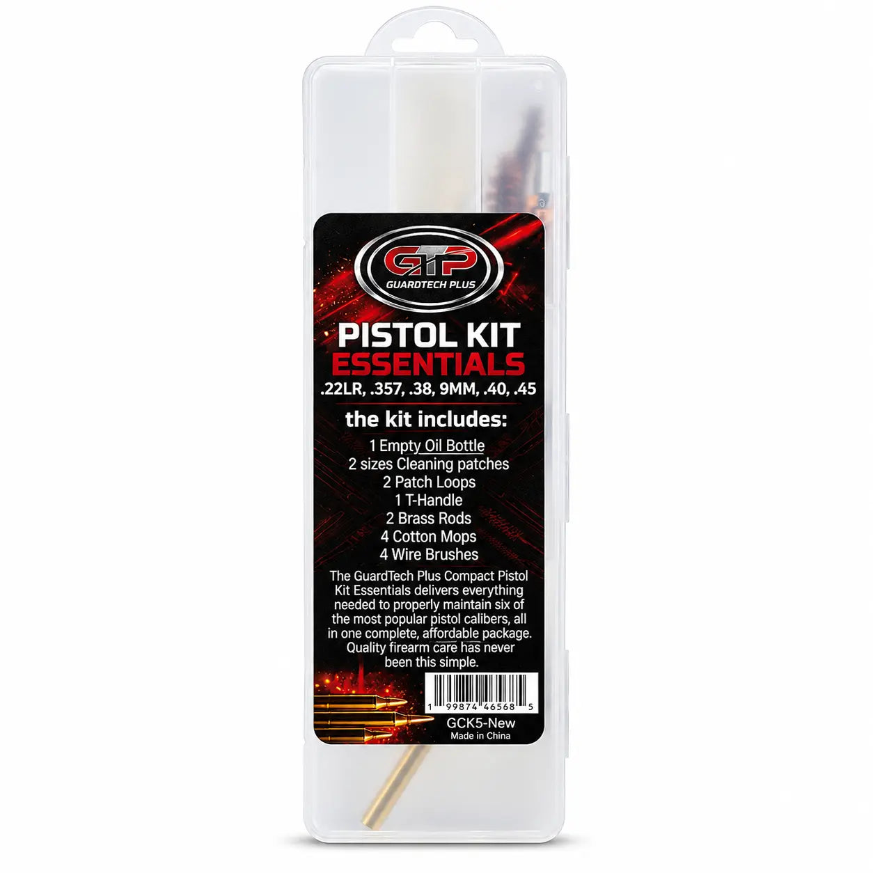GCK5 Pistol Kit Essentials | 6 Calibers | GuardTech Plus