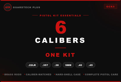 GCK5 Pistol Kit Essentials | 6 Calibers | GuardTech Plus