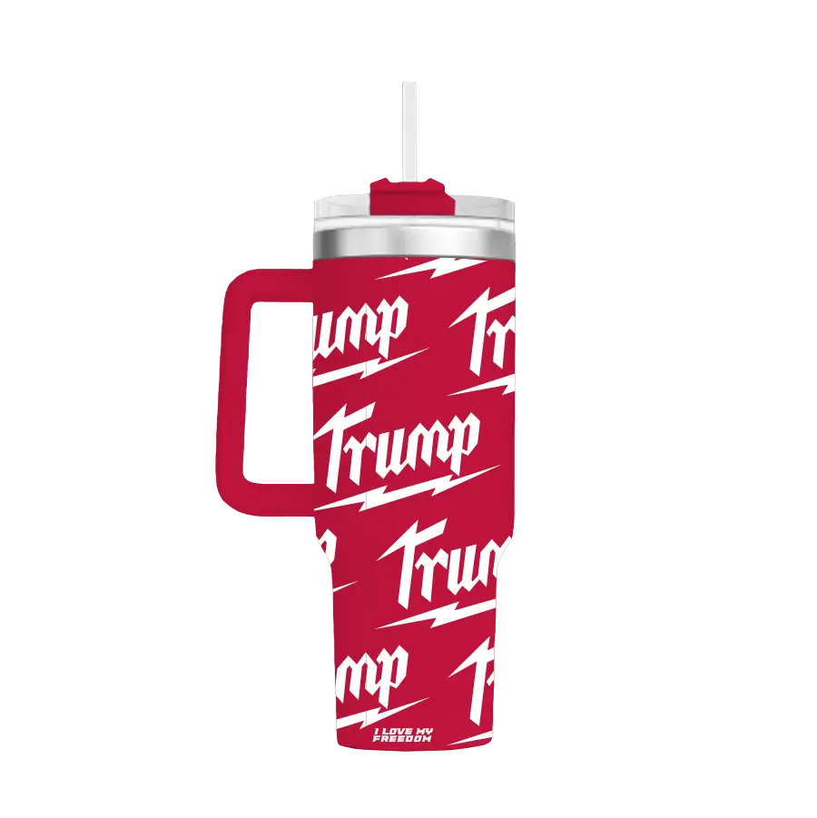 Lightning Bolt - 40oz Tumbler - 2606 I Love My Freedom