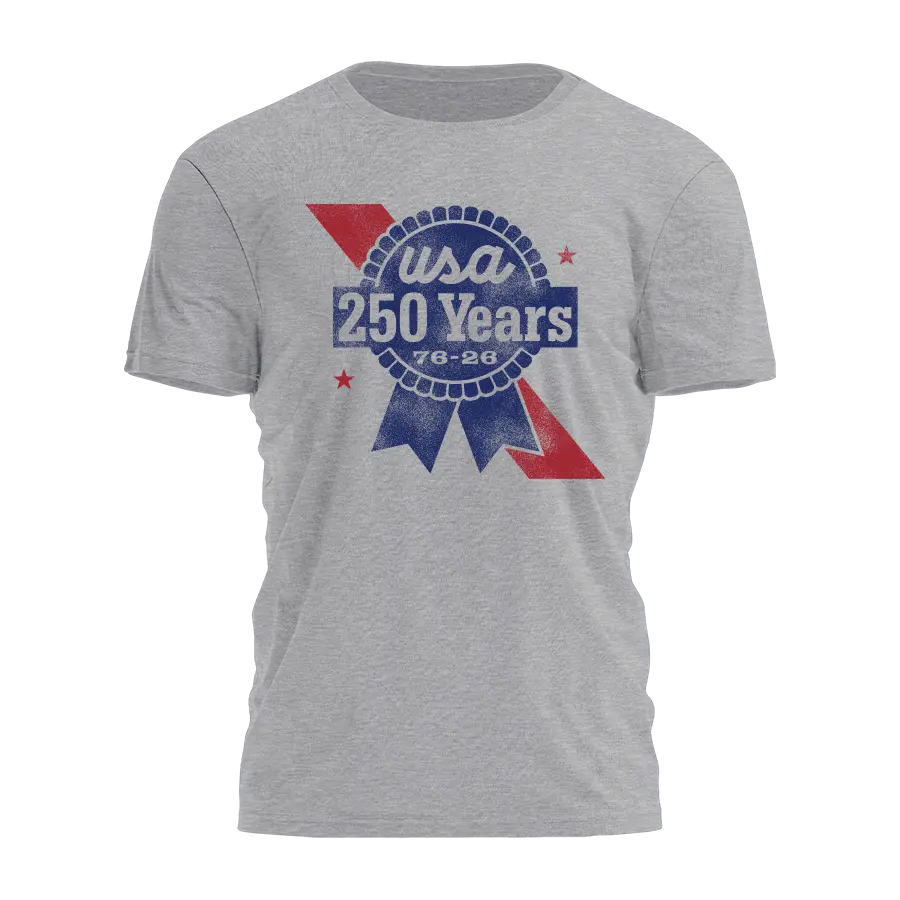 America 250 - Blue Ribbon Tee - 4713 I Love My Freedom