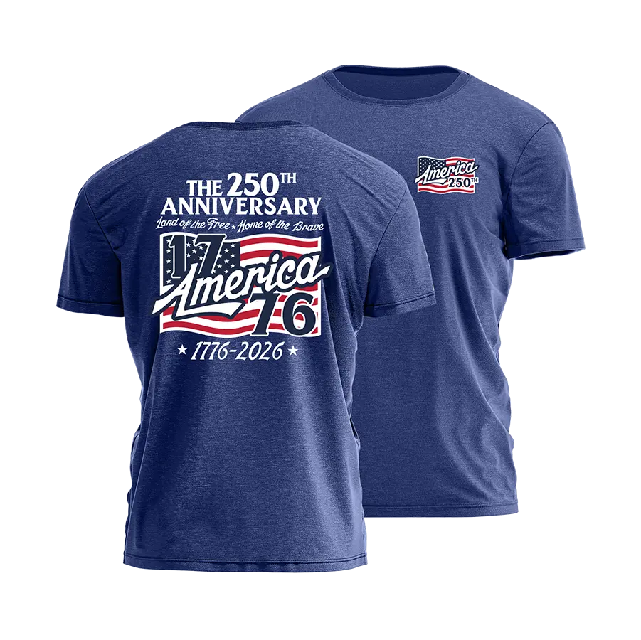 250th Anniversary 1776 Tee - 4595 I Love My Freedom