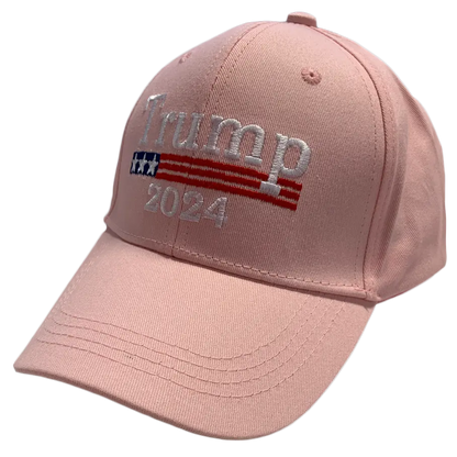 Pink TRUMP 2024 Hat - 3817 I Love My Freedom