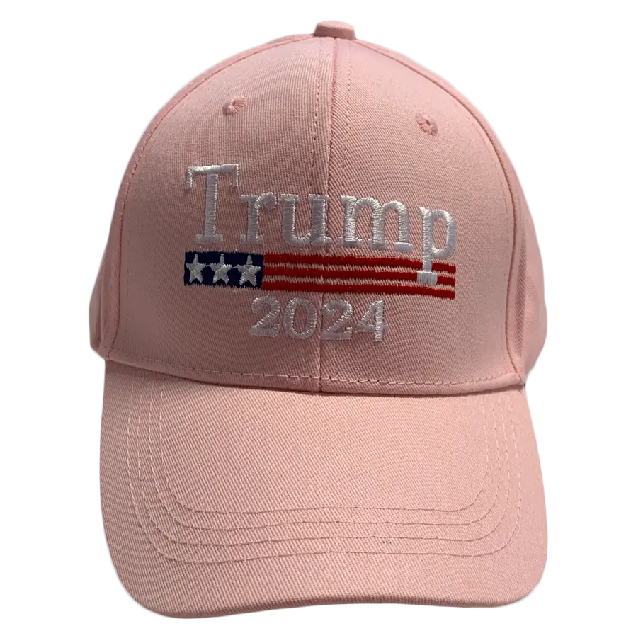 Pink TRUMP 2024 Hat - 3817 I Love My Freedom
