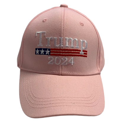 Pink TRUMP 2024 Hat - 3817 I Love My Freedom