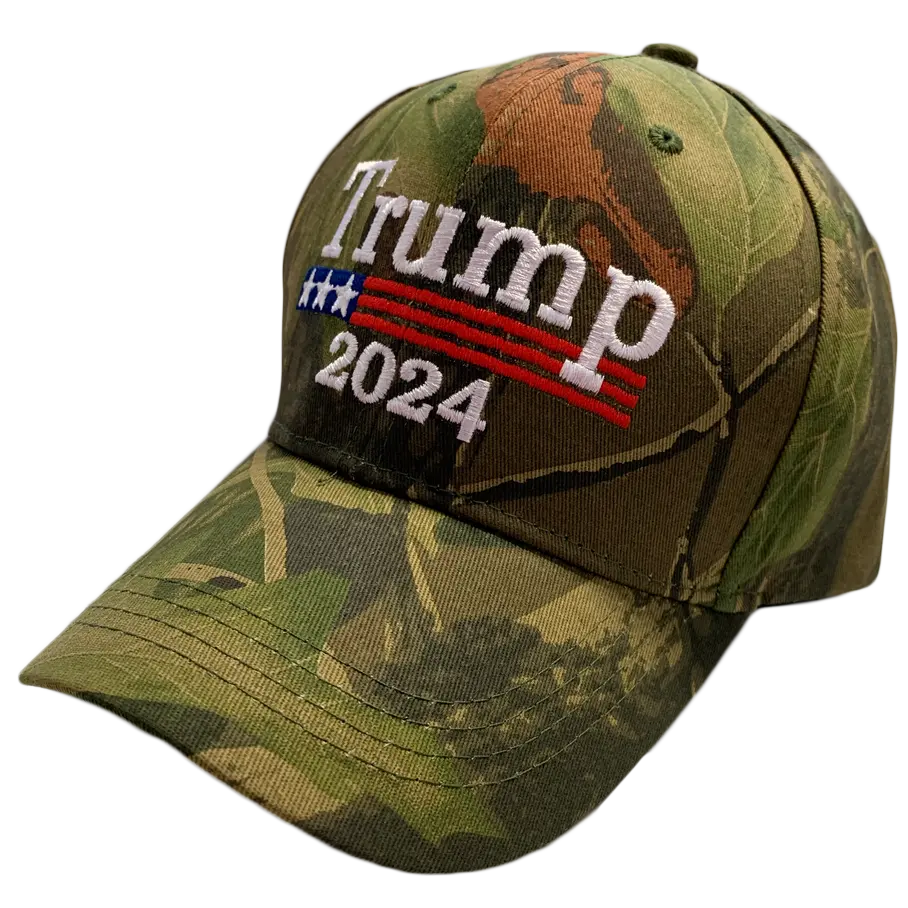 Camo TRUMP 2024 Hat 7158 I Love My Freedom
