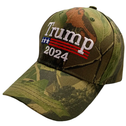 Camo TRUMP 2024 Hat 7158 I Love My Freedom