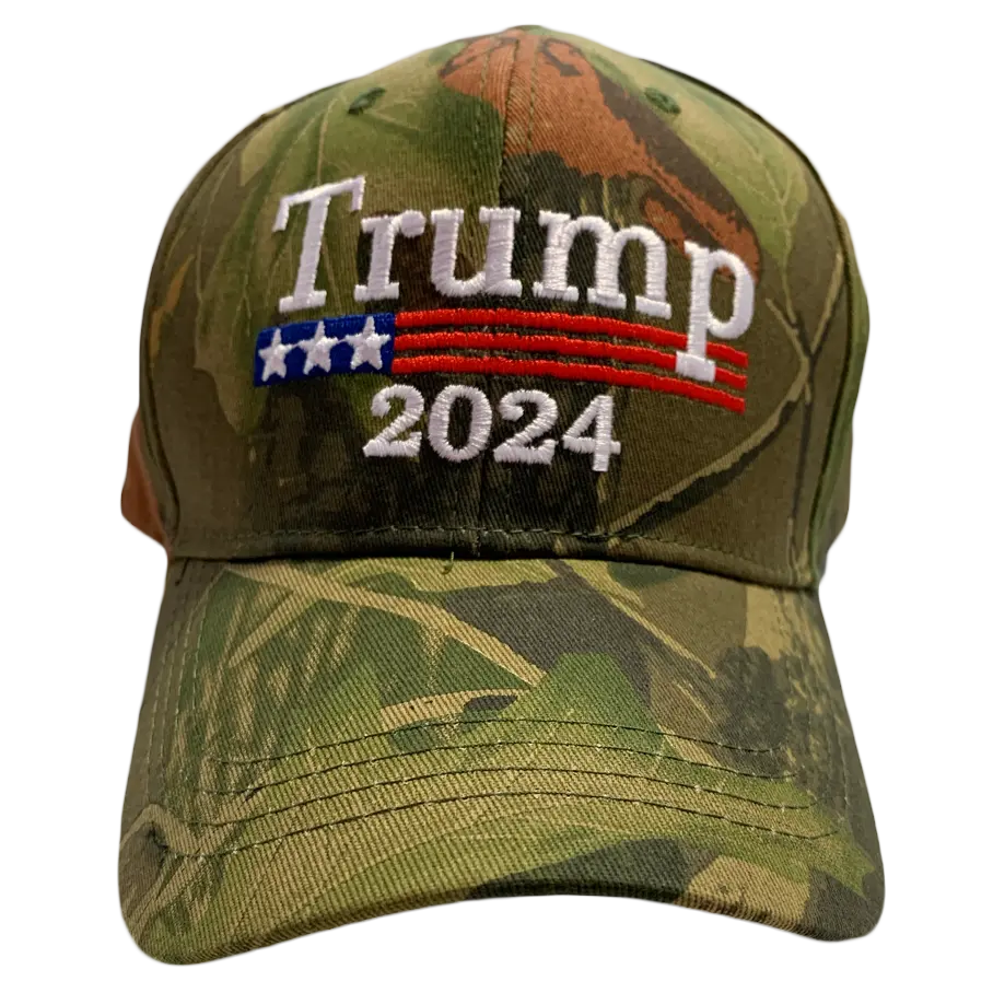 Camo TRUMP 2024 Hat 7158 I Love My Freedom