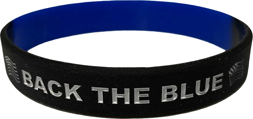 Back The Blue Wristband I Love My Freedom
