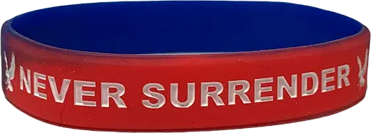 Never Surrender Wristband - 9801 I Love My Freedom