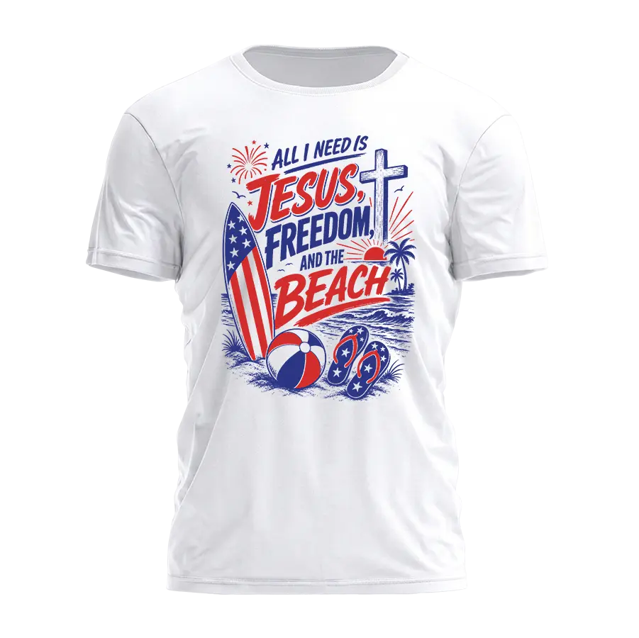 All I Need Is Jesus Tee - 4769 I Love My Freedom