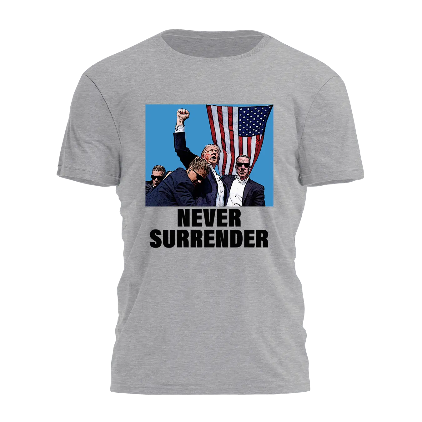 Never Surrender Tee - 2732 I Love My Freedom