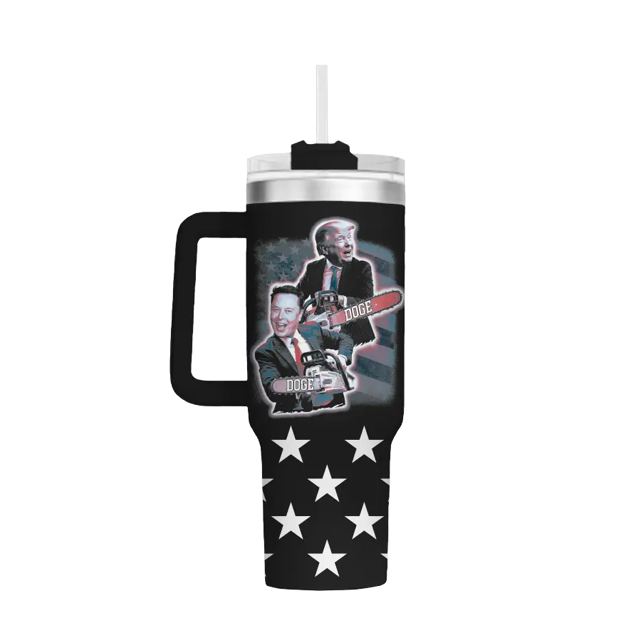 DOGE Chainsaw - 40oz Tumbler - 3619 I Love My Freedom
