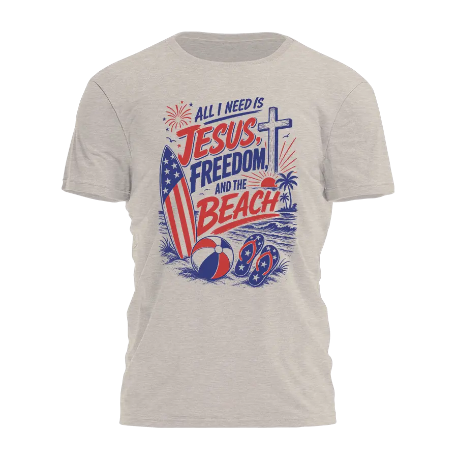 All I Need Is Jesus Tee - 4769 I Love My Freedom