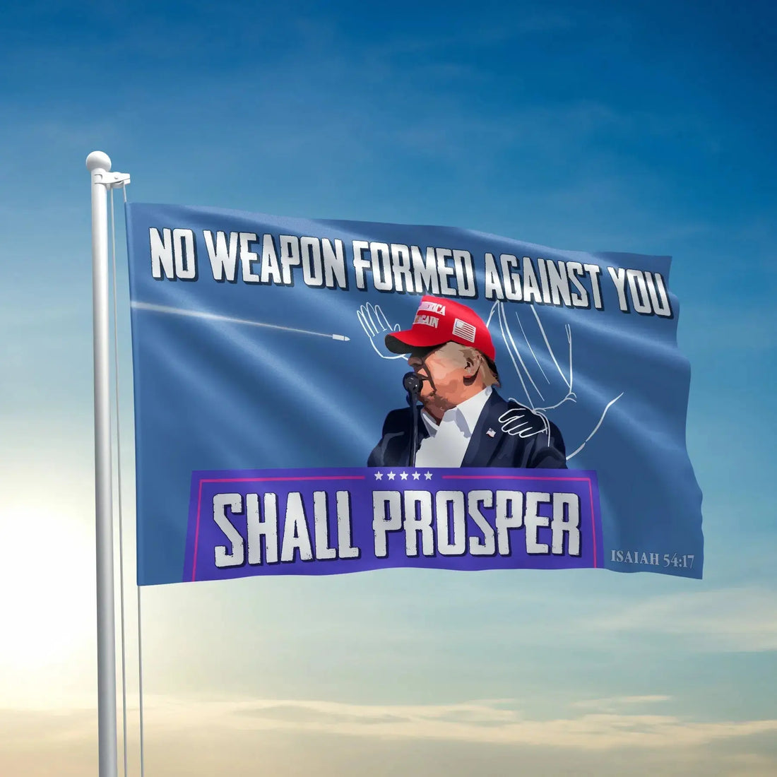 Isaiah - No Weapon Flag - 2787 I Love My Freedom