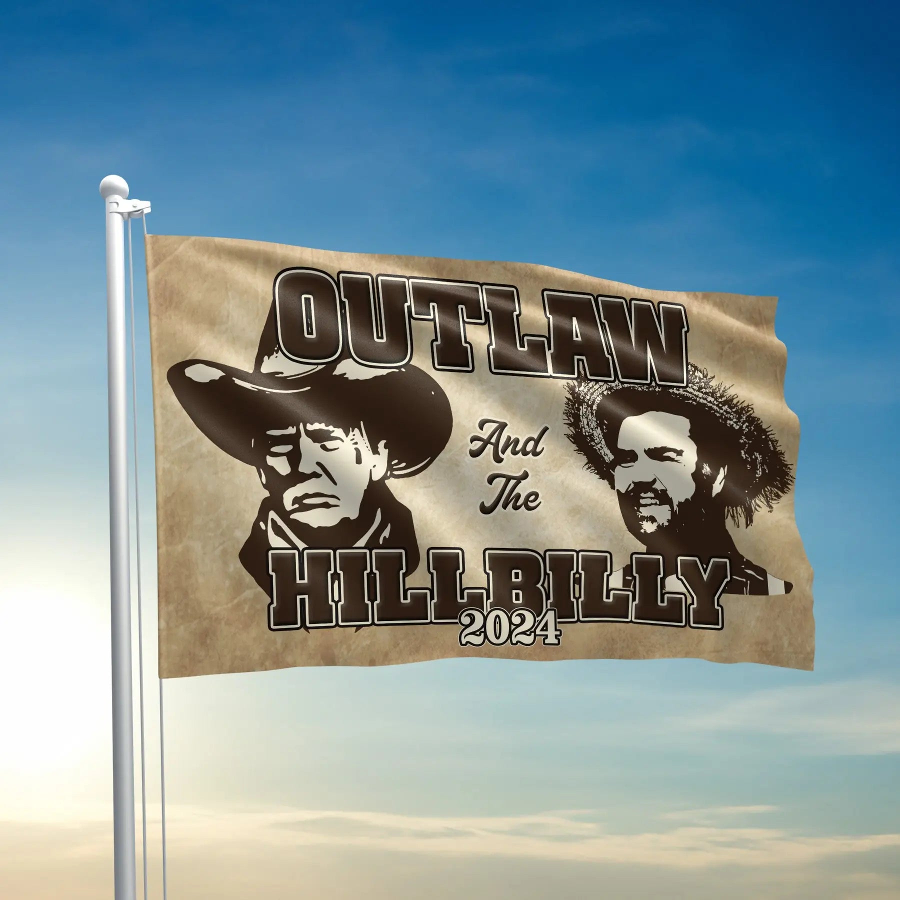 Outlaw and Hillbilly Flag - 2806