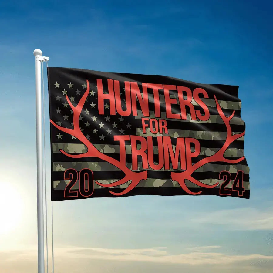Hunters For Trump Flag 0001 I Love My Freedom