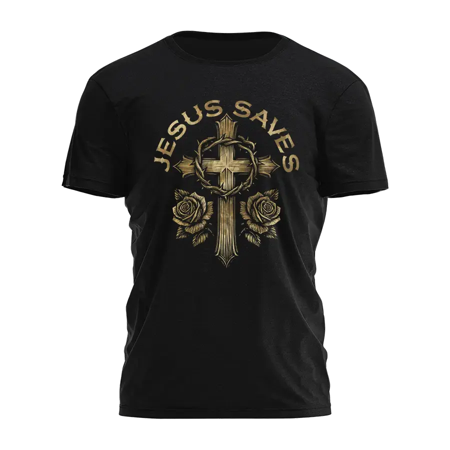 Jesus Saves Tee - 4421 I Love My Freedom