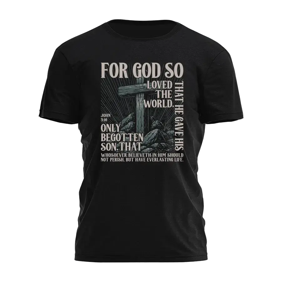For God So Loved Tee - 4407 I Love My Freedom