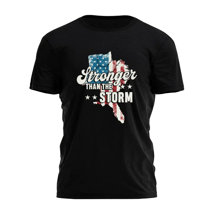 Stronger Than The Storm - Faded Tee - 3056