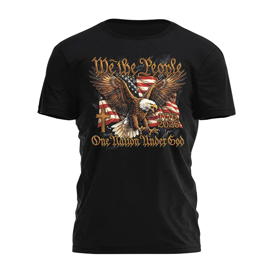 We The People - Vintage Eagle Tee - 4791 I Love My Freedom