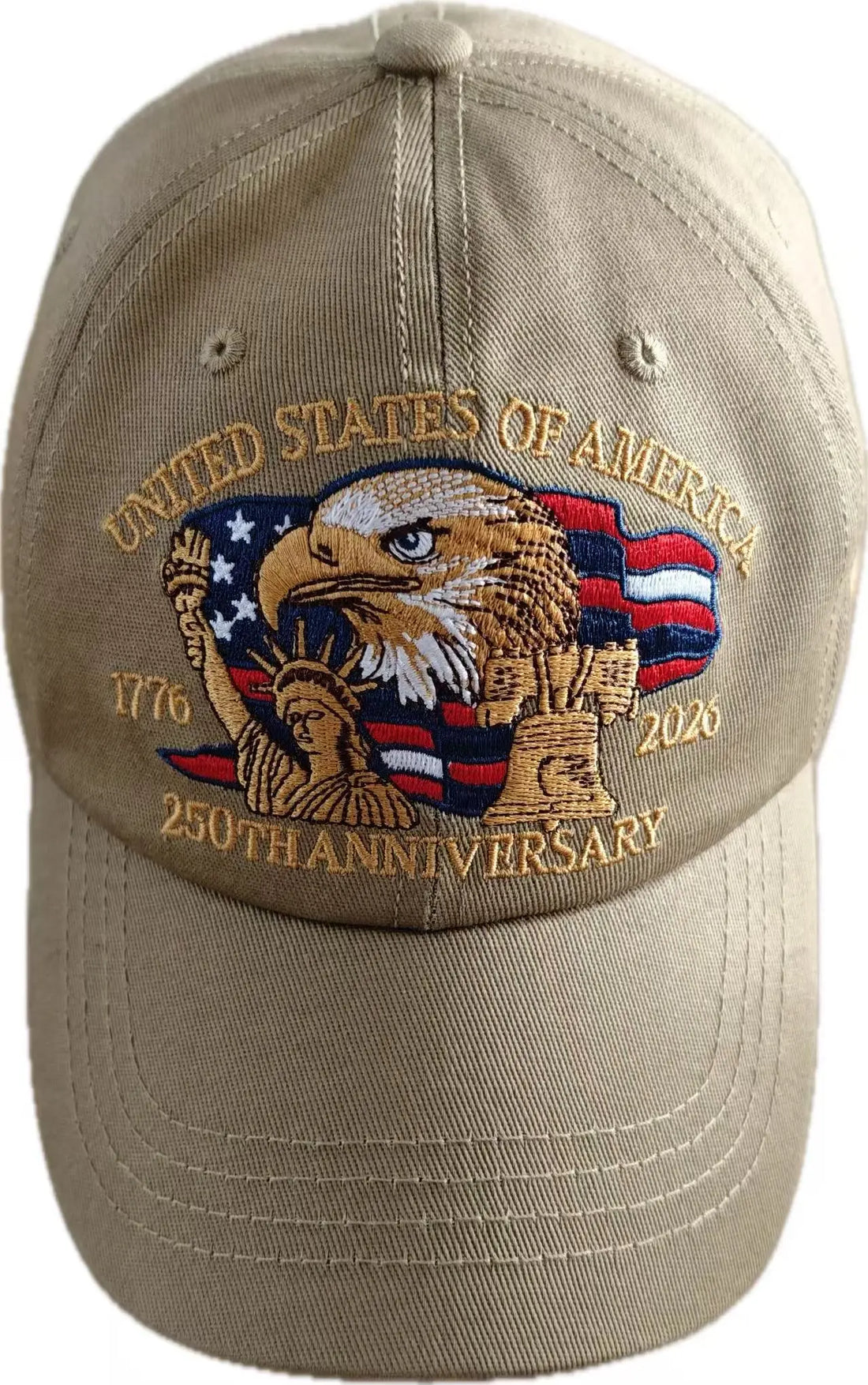 United States - 250th Anniversary Tan Hat - 4478 I Love My Freedom