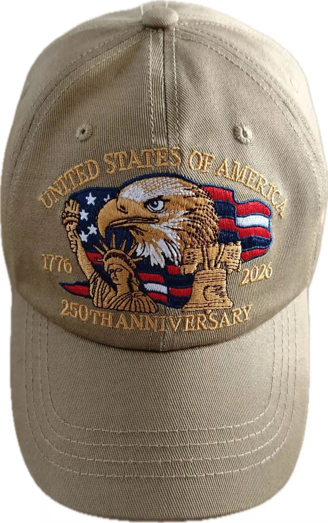 United States - 250th Anniversary Tan Hat - 4478 I Love My Freedom