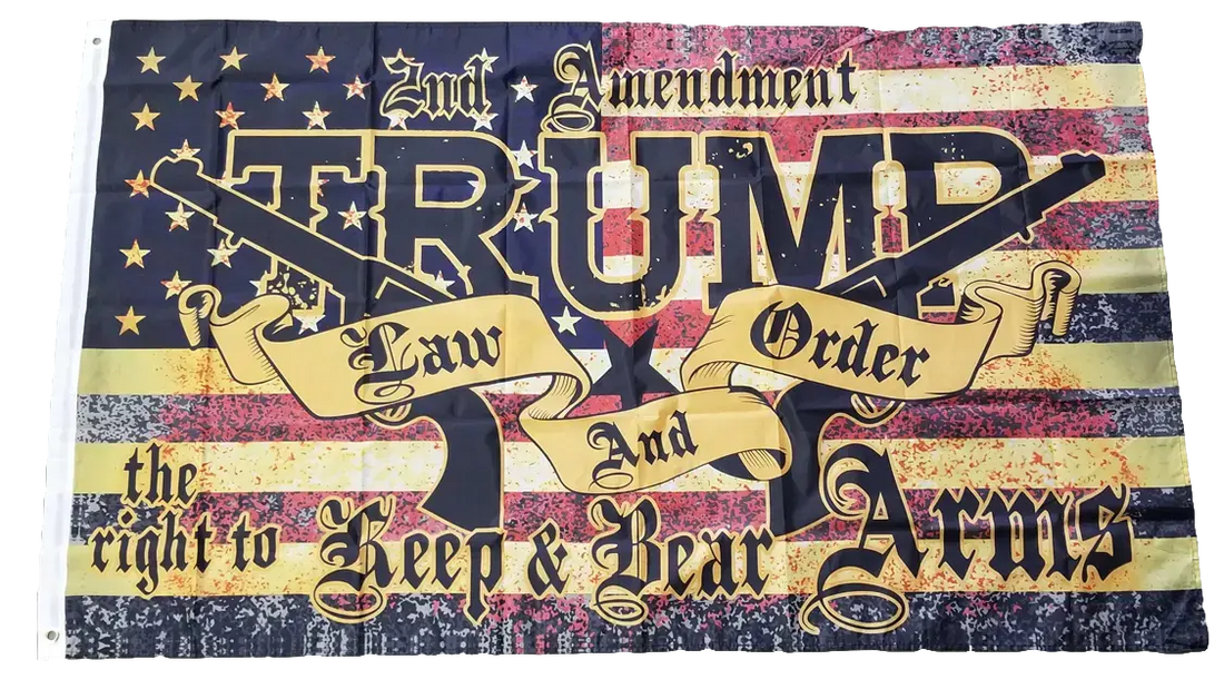 Trump Second Amendment Flag I Love My Freedom